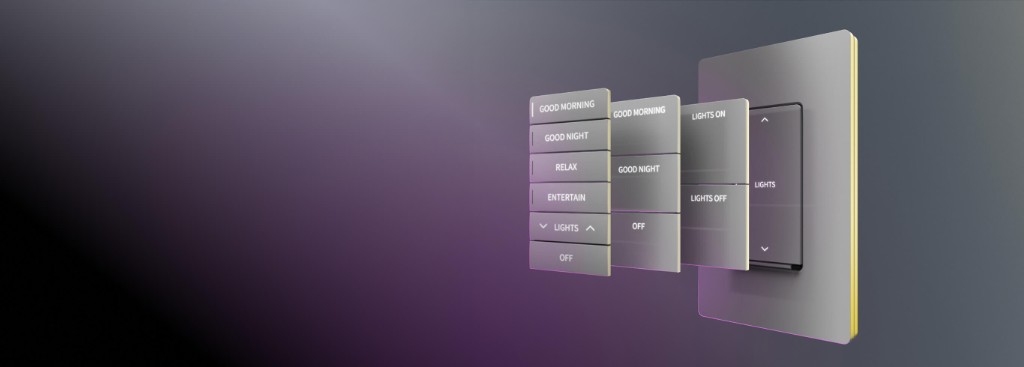 Configuración personalizada de Cameo con opciones de botones y módulos