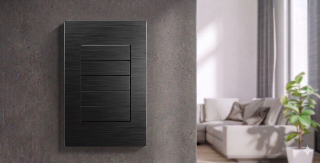 Horizon keypad: Metal / Brushed Black